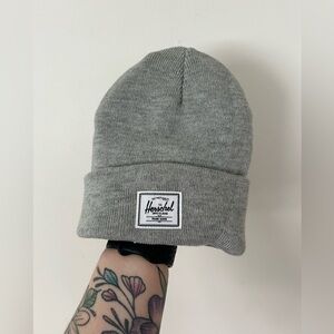 HERSCHEL TODDLER ELMER BEANIE 2 - 4 YEARS HEATHER LIGHT GREY